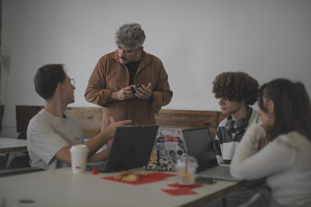 Picture of working team